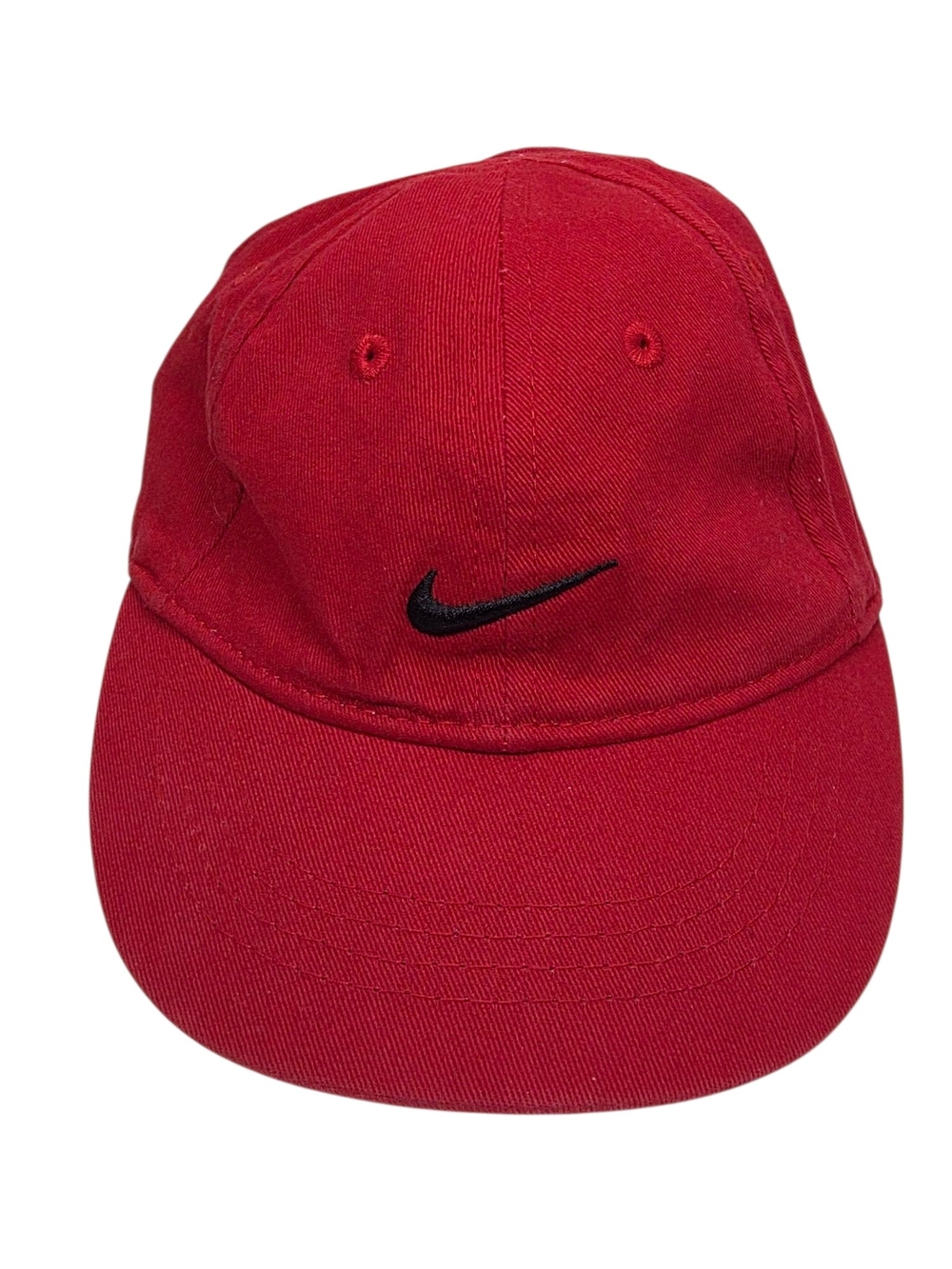 Nike Toddler Red Hat Cap Just Do It Swoosh Logo Adjustable Baseball